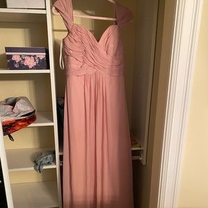 Blush pink bridesmaid/ wedding guest dress. Size 8